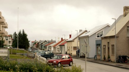 A neighborhood in Akureyri